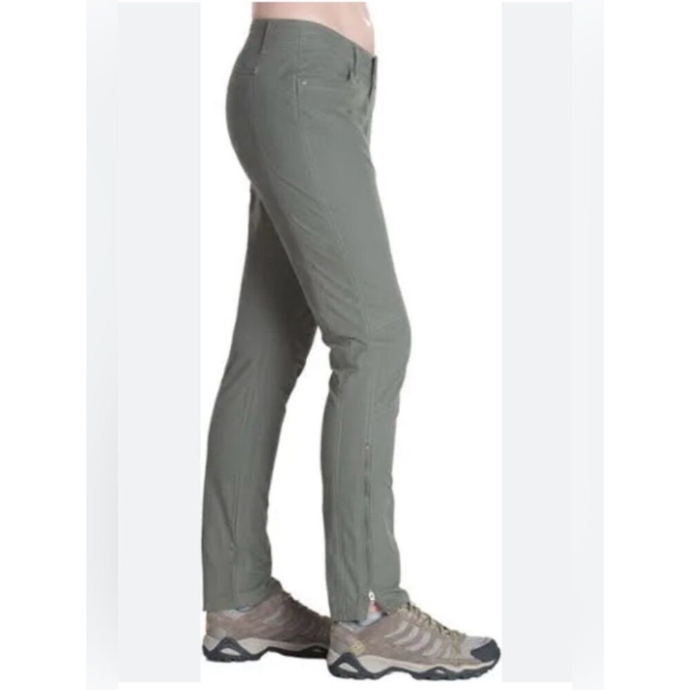 KÜHL Inspiratr Hiking Pants Women’s 8 Gray Trail Outdoor Zip Ankle Gorpcore